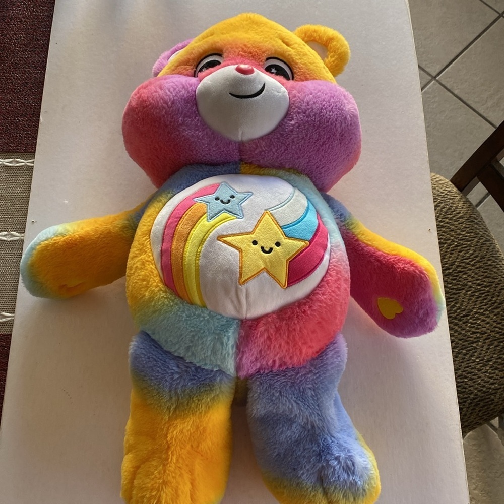 CARE BEAR “ Dare to Care Bear” Jumbo Plush 24” Tall